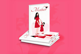 design professional book cover, ebook, illustrated book cover