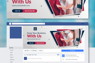 design a facebook cover or cover photo banner