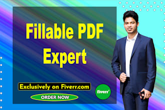 make a fillable PDF or convert any form to a fillable PDF