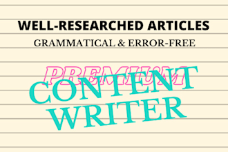 write easy to read authoritative articles that drive traffic