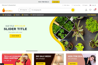 provide  you ecommerce platform with multi vendor