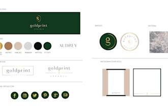 do modern luxury logo and branding design