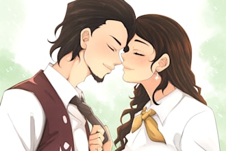 draw yumeship in anime illustration