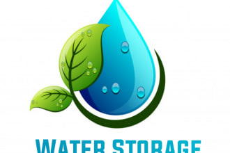 design an water drop logo