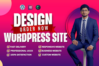 redesign or design wordpress website with crocoblock and elementor pro