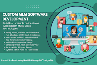 develop MLM software with website using mern stack