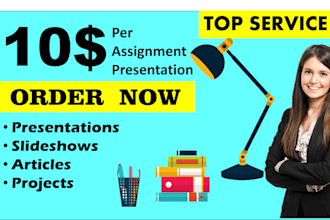 do presentation and word formatting