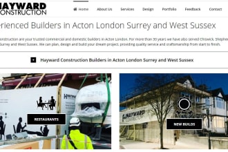 create business portfolio, education, personal blogs website