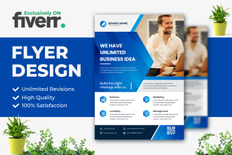 design professional business corporate  flyer,  brochures, leaflet, postcard