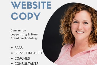 create a story brand or conversion copywriting website