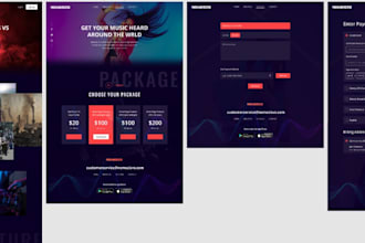 develop responsive frontend using HTML, bootstrap, CSS