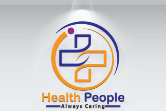 do professional modern business medical logo design