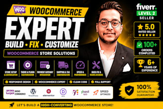 build a professional woocommerce wordpress store