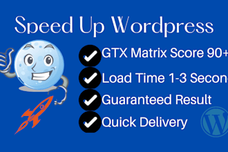 increase wordpress speed optimization to make is fast