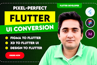 convert adobe xd or figma UI  design to flutter code