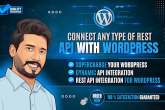 integrate rest API with wordpress or woocommerce