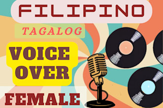 record tagalog voice over narration