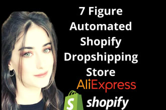create automated functional shopify dropshipping store