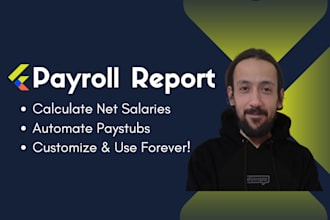 calculate payroll and automate salary report and stubs for your business