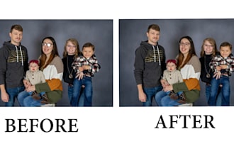 remove glasses glare from your photos professionally