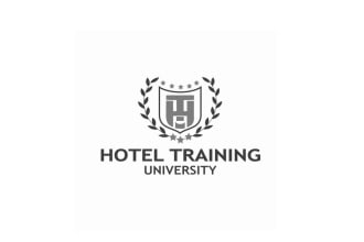 create an eye catching logo for a new e learning school for hotels