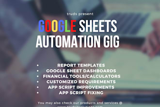 do google sheets files automation using apps script