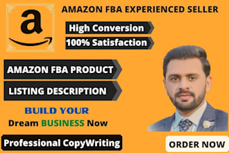 write optimized amazon fba product copywriting listing html description