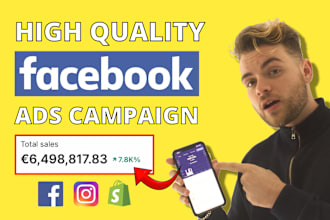 manage facebook ads manager, instagram, meta ads campaigns