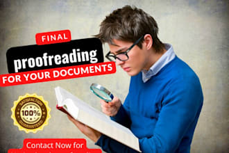 professionally proofread and edit your document
