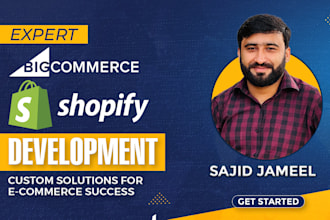 develop and customize bigcommerce and shopify stores with ai insights