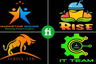modern creative unique company logo design in 24 hours