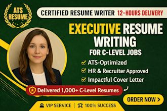 edit, rewrite executive CV, resume, cover letter, linkedin