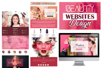 do a makeup beauty salon, cosmetic, wordpress website