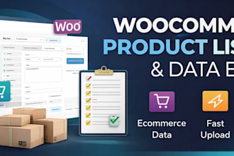 upload products to woocommerce store with SEO optimized listings