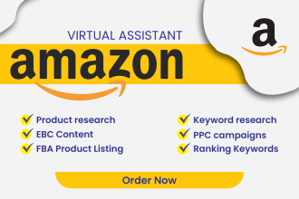 be your amazon virtual assistant for your amazon fba business