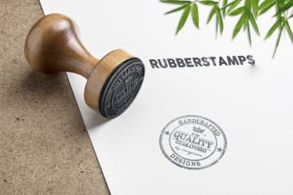 design stamp circle round logo,badge for rubber