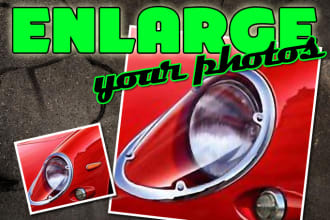 enlarge image with minimal loss in image quality