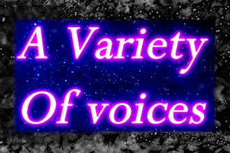 be your female voice actor