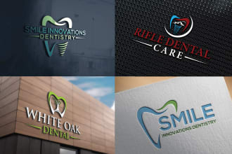 design a modern eye catching dental clinic and dentist logo