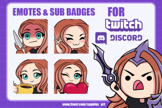 make custom twitch and discord emotes and badges