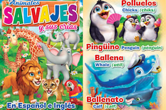 design an animal learning book