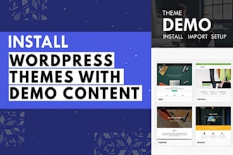 import demo content in an hour