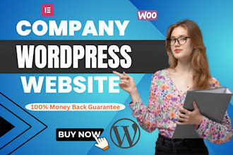 create a professional and fully responsive company websites