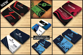 create outstanding business card design print ready
