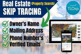 do real estate skip tracing and bulk skip tracing business