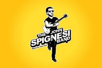 design corporate, music, games silhouette logo design