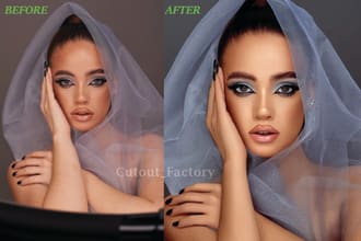 do professional high end beauty photo retouching portrait