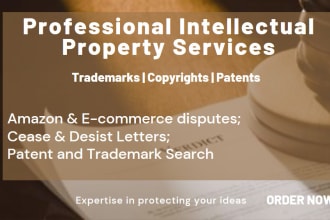 be your lawyer in IP, copyrights and trademark disputes
