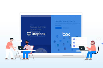 automate tasks using box and dropbox API