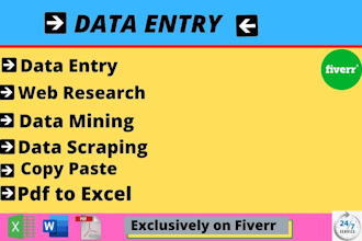do data entry, web research, copypaste, and typing